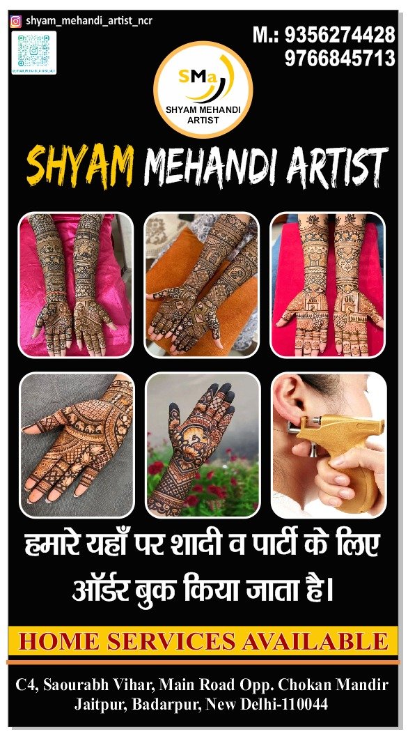 Why Choose Shyam Mehandi Artist